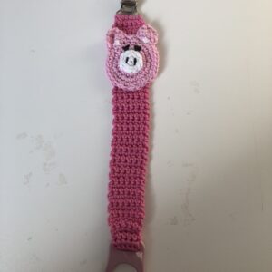 Suttekæde - Lyserød m/ motiv