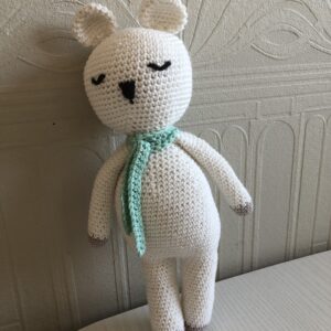 Sovebamse Stor - Hvid